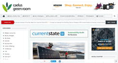 Desktop Screenshot of caelusgreenroom.com